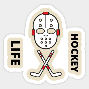 hockey player #hockey #sport T-Shirt Sticker